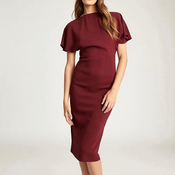 Reiss Dresses & Skirts - NWT REISS | Josie Zip Detail Midi Sheath Dress